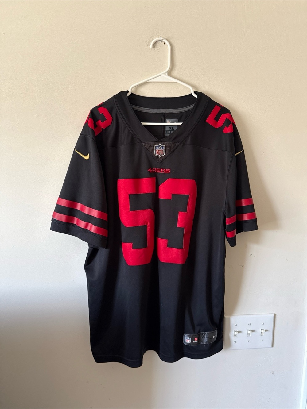 Men's Nike NaVorro Bowman #53 San Francisco 49ers Vapor Lmtd Jersey Sz XL RARE